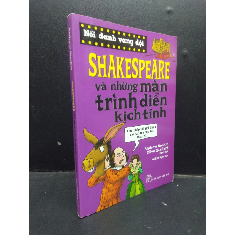 Shakespeare và những màn trình diễn kịch tính Andrew Donkin 2018 mới 70% ố vàng HCM1604 truyện tranh thiếu nhi 136914