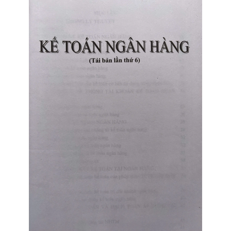SÁCH CHUYÊN KHẢO KẾ TOÁN NGÂN HÀNG 528725