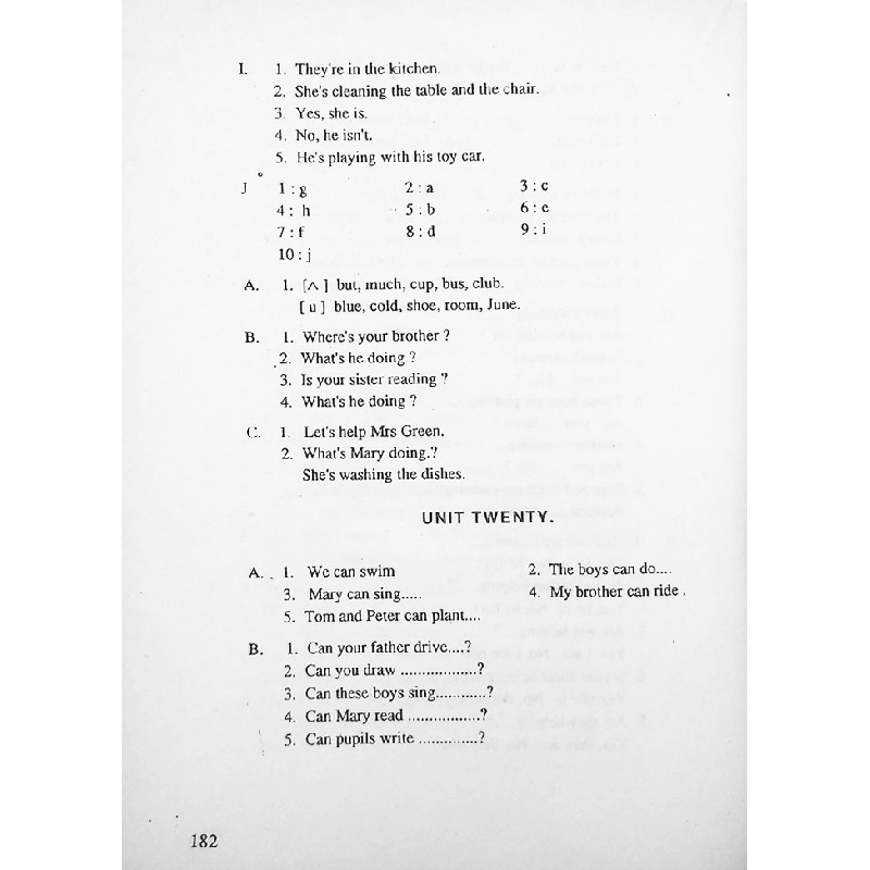 Bài tập Tiếng Anh dùng kèm sách giáo khoa English lớp 6 xưa (Tập II) 14617