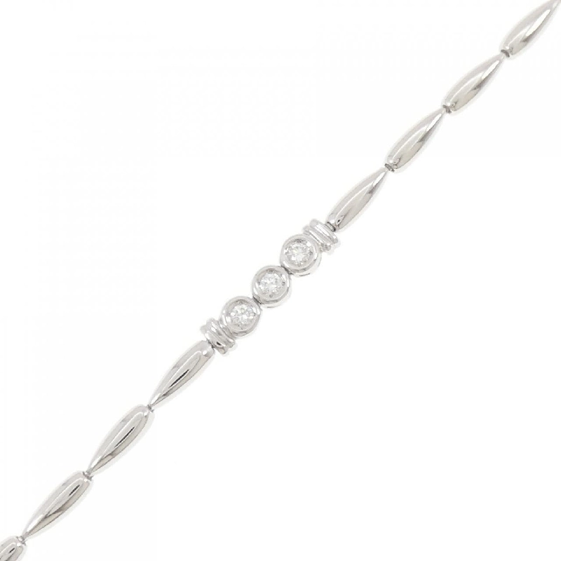 PT850 Ba viên đá quý Bạc đeo tay 0.12CT - Hàng hiệu Chính hãng 878458