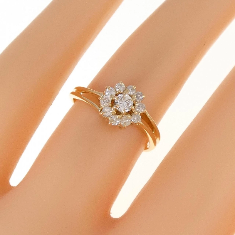 Nhẫn kim cương K18YG 0.30CT - Hàng hiệu Chính hãng 857030