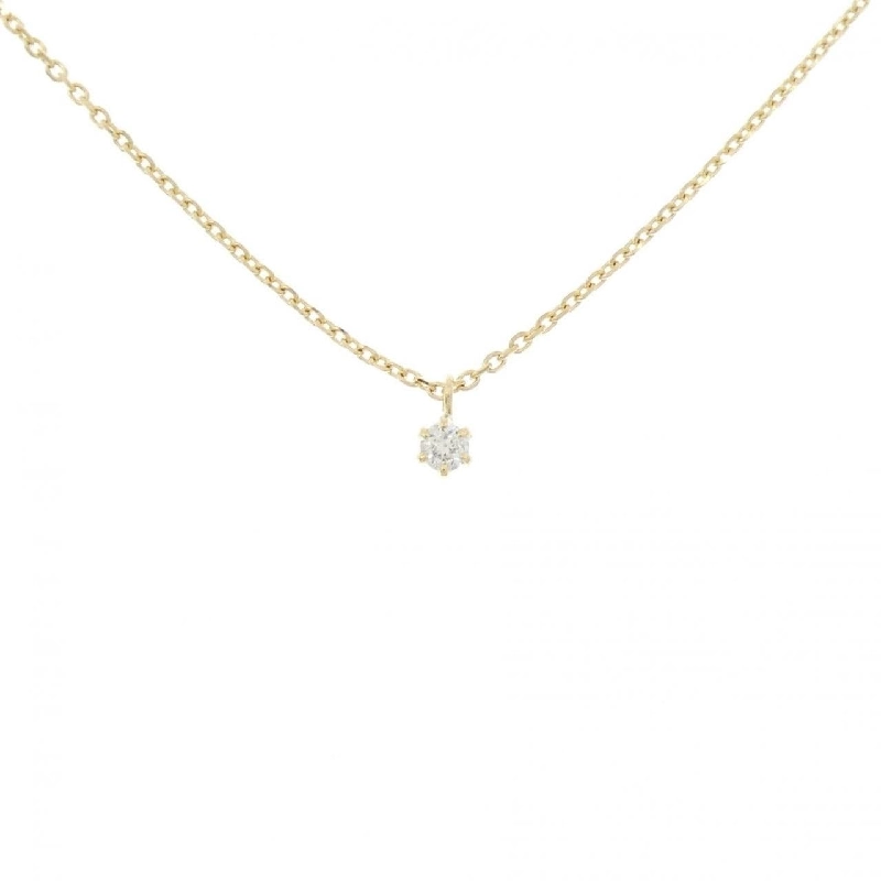 K18YG Solitaire Dây chuyền kim cương 0.05CT - Hàng hiệu Chính hãng 863198
