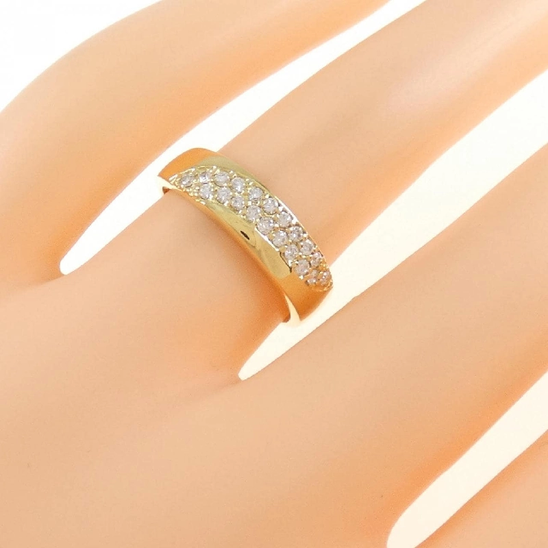 Nhẫn kim cương K18YG 0.20CT 671643