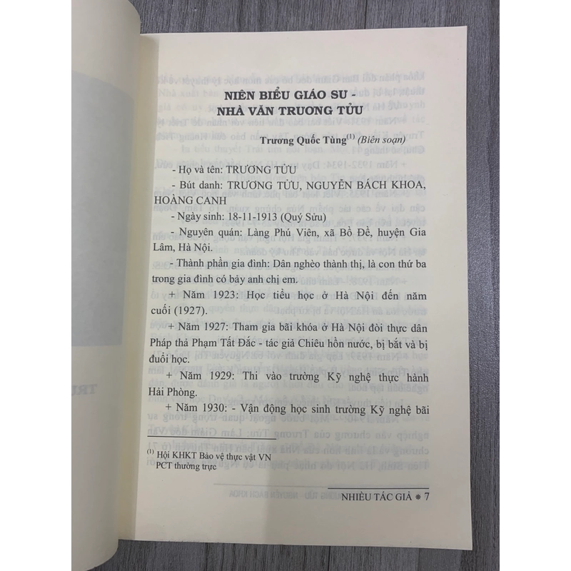 Nhà văn giáo sư Trương Tửu Nguyễn Bách Khoa. 3a3 552776