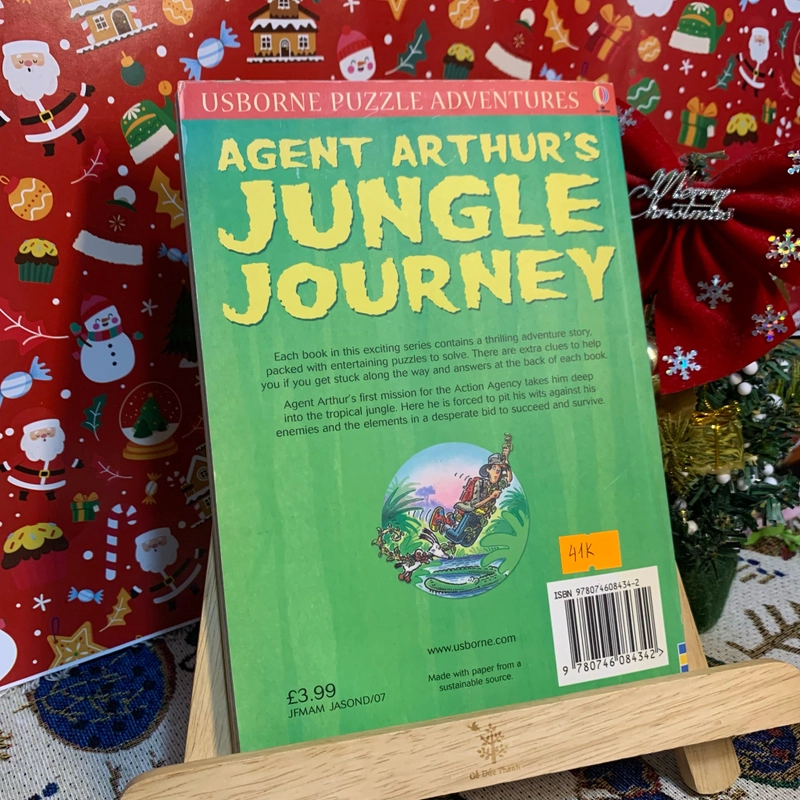 Sách Agent Athur’s Jungle Journey, used uk, sách ngoại văn cũ cho trẻ em 318355