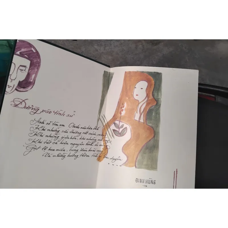 Đường vào tình sử tập thơ của Đinh Hùng  733483