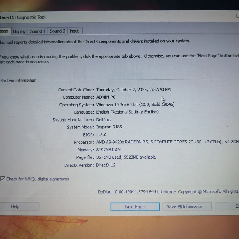 Dell Inspiron 3185 573867