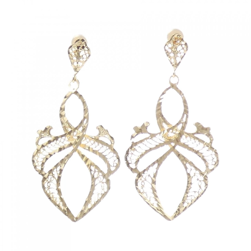 Bông tai K18YG Ginza Tanaka - Hàng hiệu Chính hãng 848387