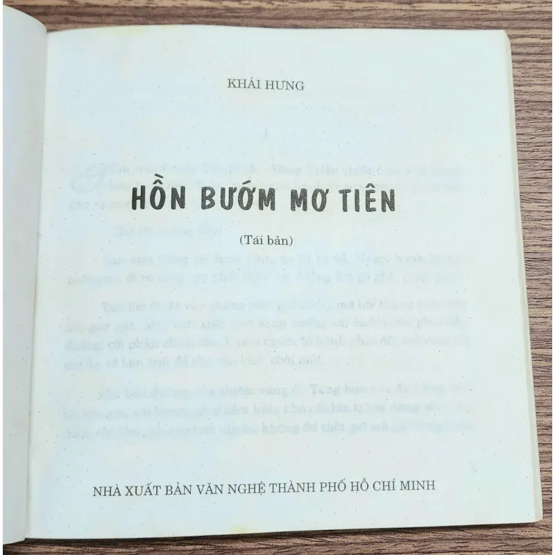 HỒN BƯỚM MƠ TIÊN - Khái Hưng 1010369
