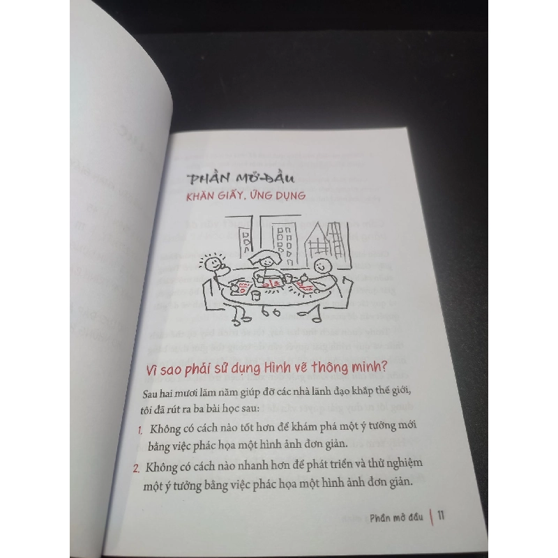 Hình vẽ thông minh giải quyết vấn đề phức tạp bằng hình ảnh đơn giản năm 2017 mới 80% bẩn nhẹ HCM2410 437006