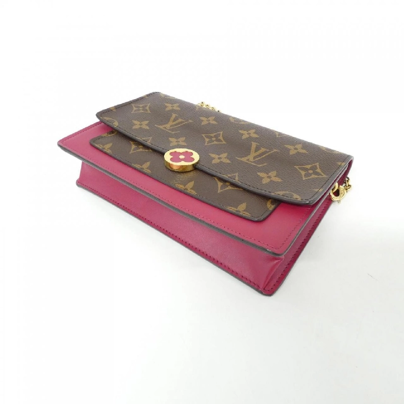 Ví Louis Vuitton Monogram Portefoy Fleur Chain M69578 Chain Wallet - Hàng hiệu Chính hãng 806041