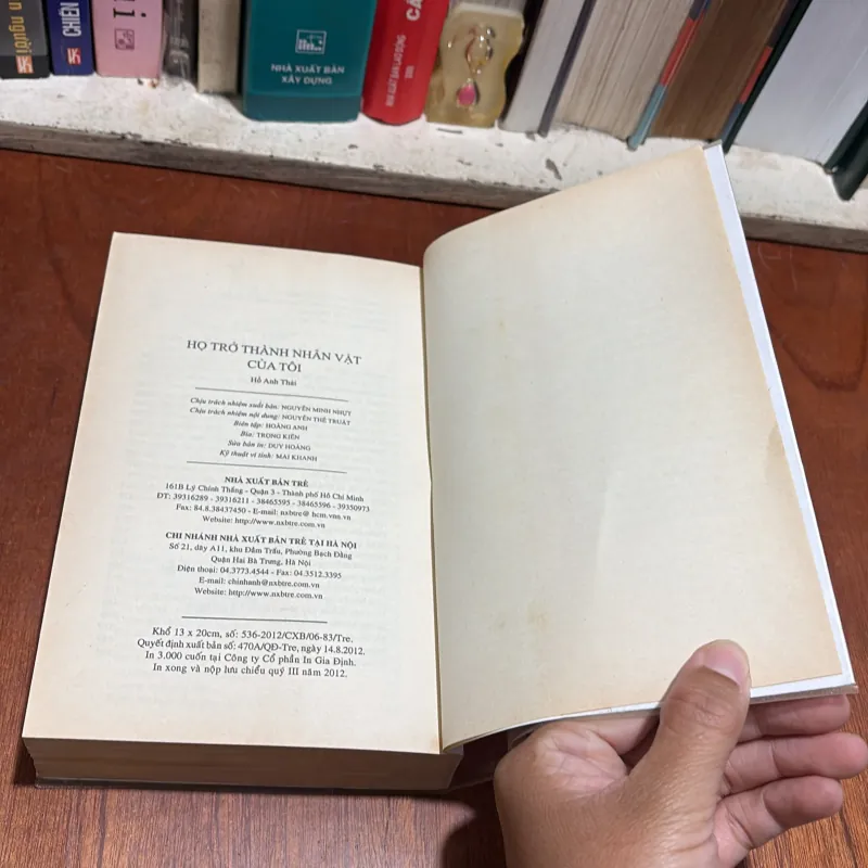 II Văn Học: Họ Trở Thành Nhân Vật Của Tôi - Hồ Anh Thái - 2012 801122