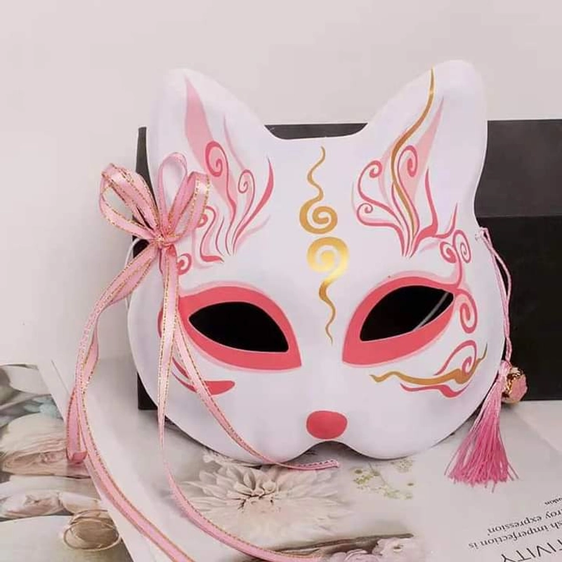 🌼Mặt Nạ Hóa Trang halloween Hình Mặt Nạ Cáo Phong Cách Nhật Bản🌼 320229