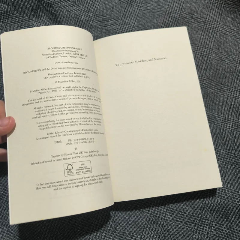 The Song Of Achilles - Madeline Miller 933056