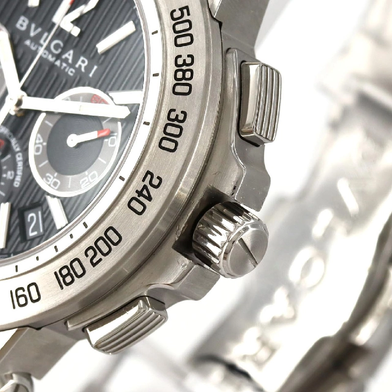 Đồng hồ Bulgari Diagono Professional Tachymetric Chrono DP42SCH/DP42BSSDCH SS tự động - Hàng hiệu Chính hãng 881395