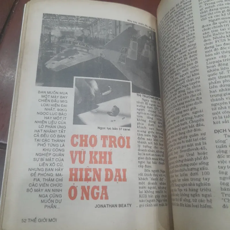 Bán nguyệt san THẾ GIỚI MỚI số 91 năm 1994 1006025