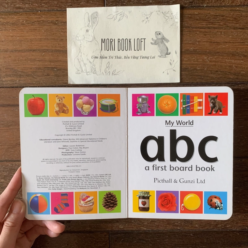 Sách ngoại văn My World ABC: A First Board Book, Used 540730