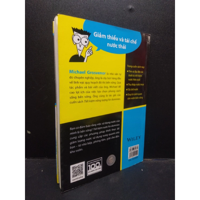 Tiết kiệm nước for dummies a wiley brand Michael Grosvenor 2022 mới 95% HCM.ASB0309 913388
