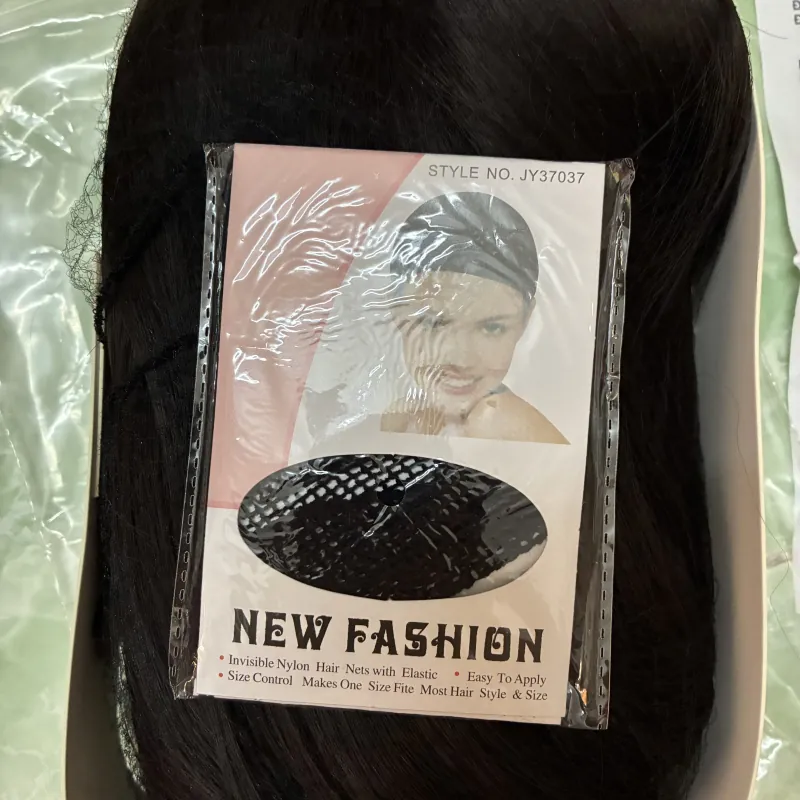 Tóc giả màu đen trà mới 100% 1009109