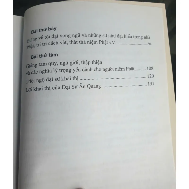 Sách 8 Bài Khai Thị Của Ấn Quang Đại Sư 675282