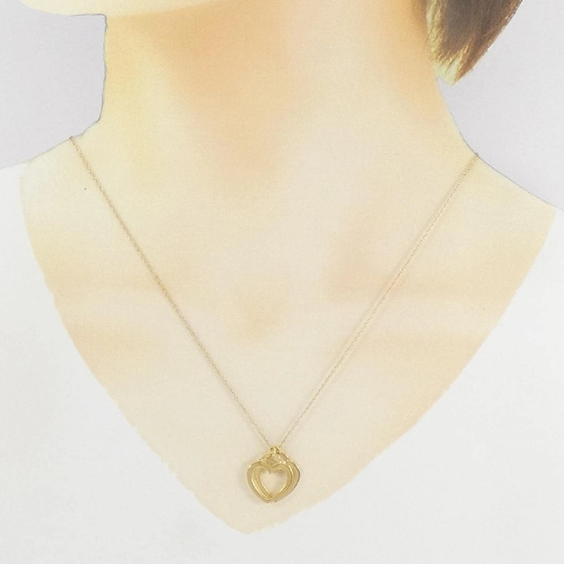 Dây chuyền Tiffany Sentimental Double Heart - Hàng hiệu Authentic 844379