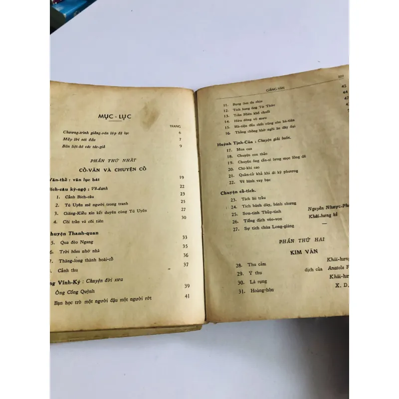 GIẢNG – VĂN (Lớp Đệ Lục) 792520