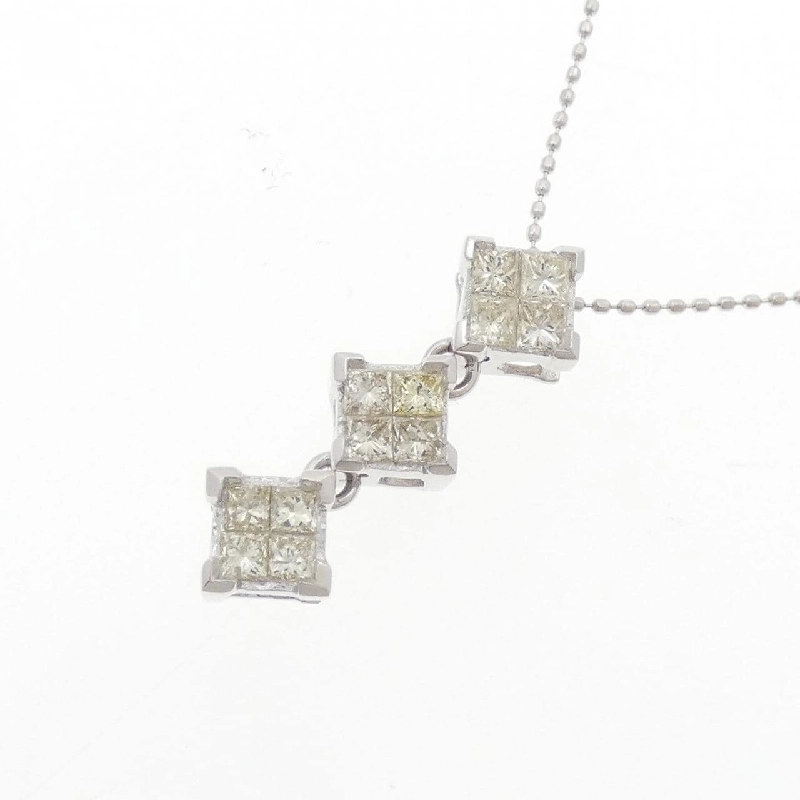 K18WG Dây chuyền kim cương 0.50CT - Hàng hiệu Authentic 863685