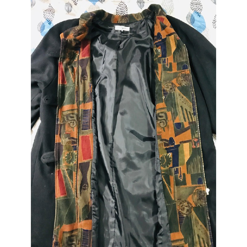 Áo khoác dạ nam hoạ tiết funky size S 883