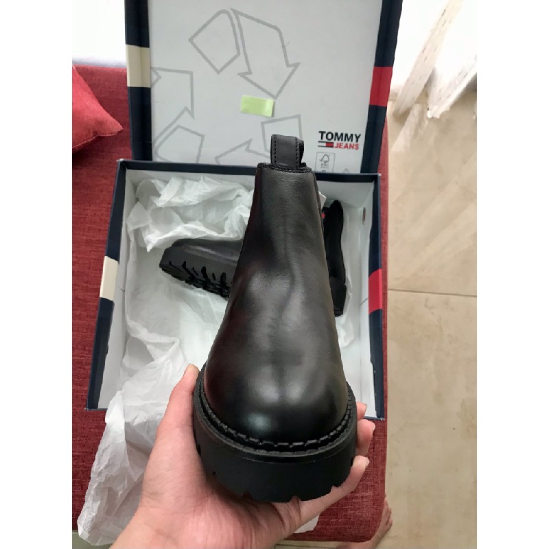 Tommy Jeans CHELSEA BOOT Black size 41(chính hãng) 14231