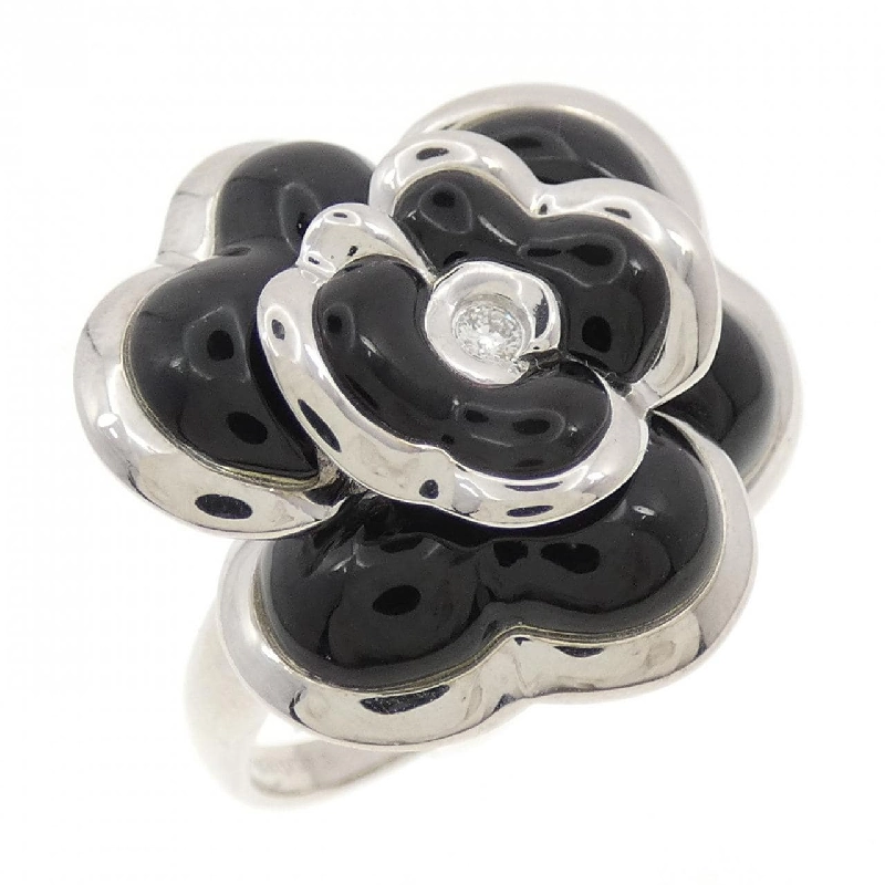 Nhẫn Onyx Hoa K18WG 667257