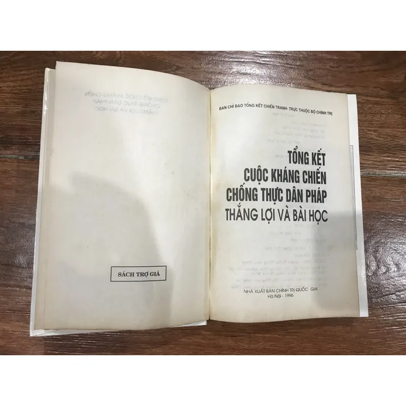 TỔNG KẾT CUỘC KHÁNG CHIẾN CHỐNG THỰC DÂN PHÁP THẮNG LỢI VÀ BÀI HỌC (k3) 741019