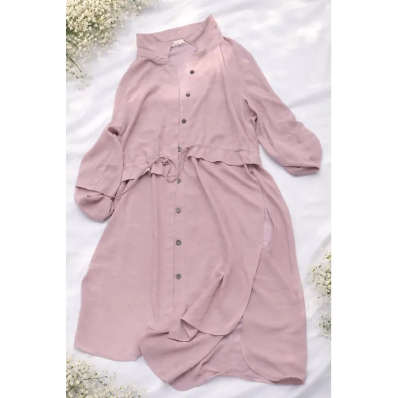 Áo sơ mi dạng váy ngang mông 973090