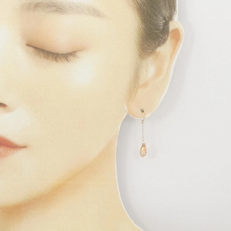 K18YG Cubic Bông tai - Hàng hiệu Chính hãng 870482