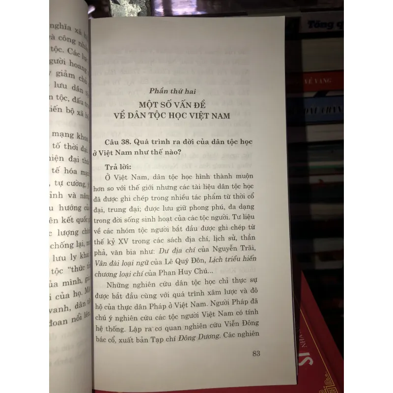 Hỏi - đáp về dân tộc và một số vấn đề về dân tộc học ở Việt Nam hiện nay  758302