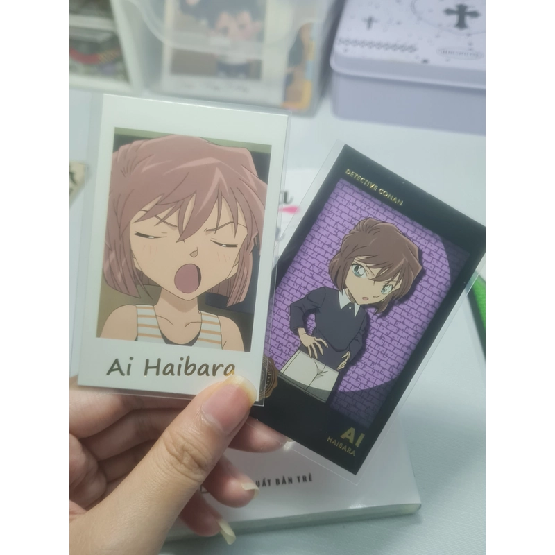 Combo thẻ W photocard nhân phẩm conan vol2 . Thẻ chính hãng Nhật 522236