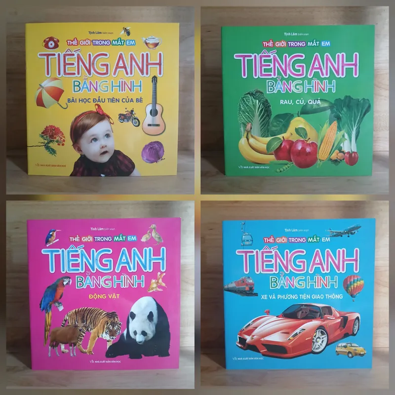 Tiếng Anh Bằng Hình (Bộ 4 Cuốn) - Tịnh Lâm biên soạn 673856