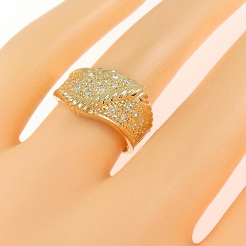 Nhẫn kim cương K18YG 0.25CT 670949