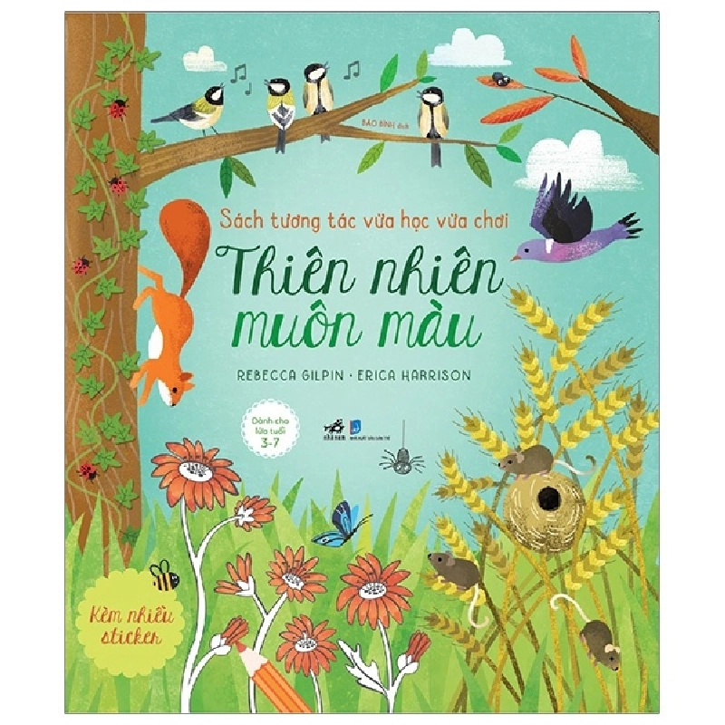 Sách tương tác vừa học vừa chơi - Thiên nhiên muôn màu (3-7t) - Rebecca Gilpin - Erica Harrison 2020 New 100% HCM.PO 30780