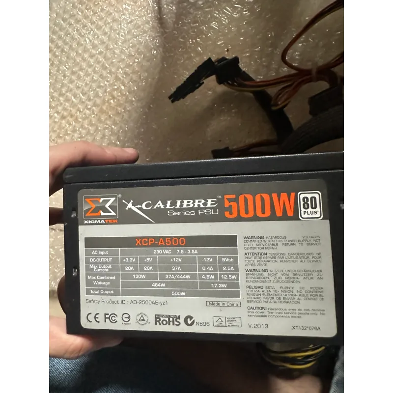 Nguồn psu xigmatek 500w 931717