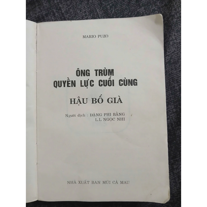 Ông trùm quyền lực cuối cùng 501654