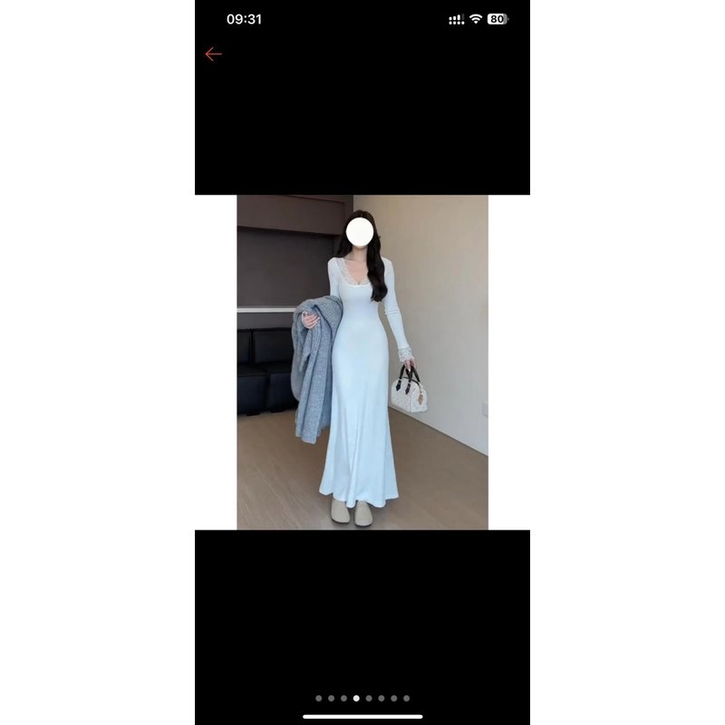 Váy đuôi cá dáng dài 544308