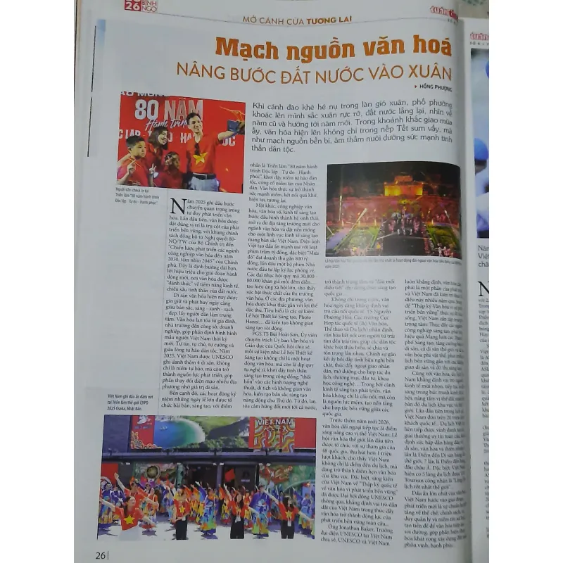 Tạp chí Tuần Tin Tức của TTXVN Xuân Bính Ngọ 2026 993050