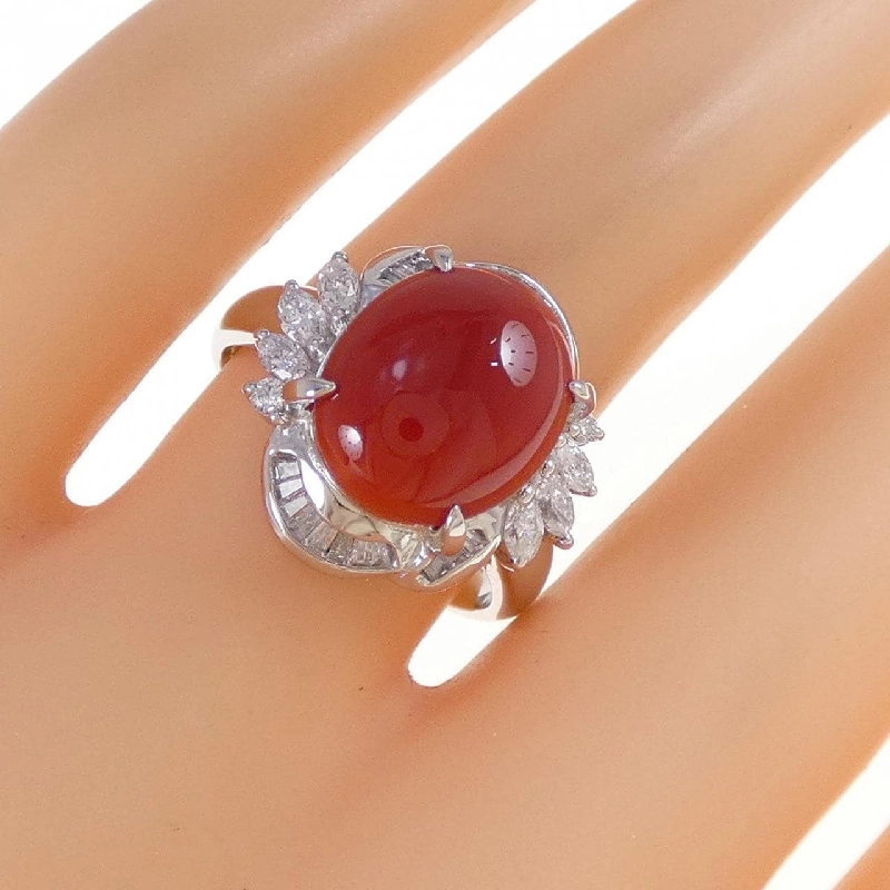 Nhẫn San Hô PT900 668390