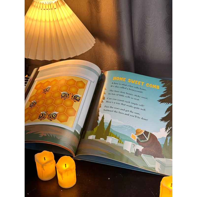 Sách bìa cứng áo giấy activity book Math Appeal 306575