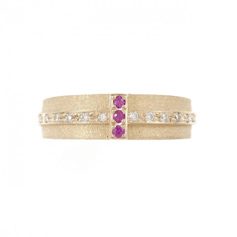 Nhẫn ruby K18PG 0.03CT 668943