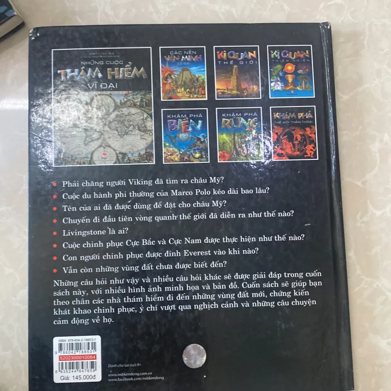 Sách tranh - Những Cuộc Thám Hiểm Vĩ Đại 933408