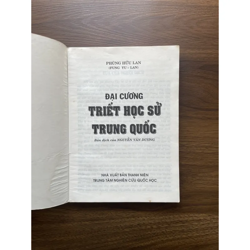 Đại cương Triết Học Sử Trung Quốc - Phùng Hữu Lan 936373
