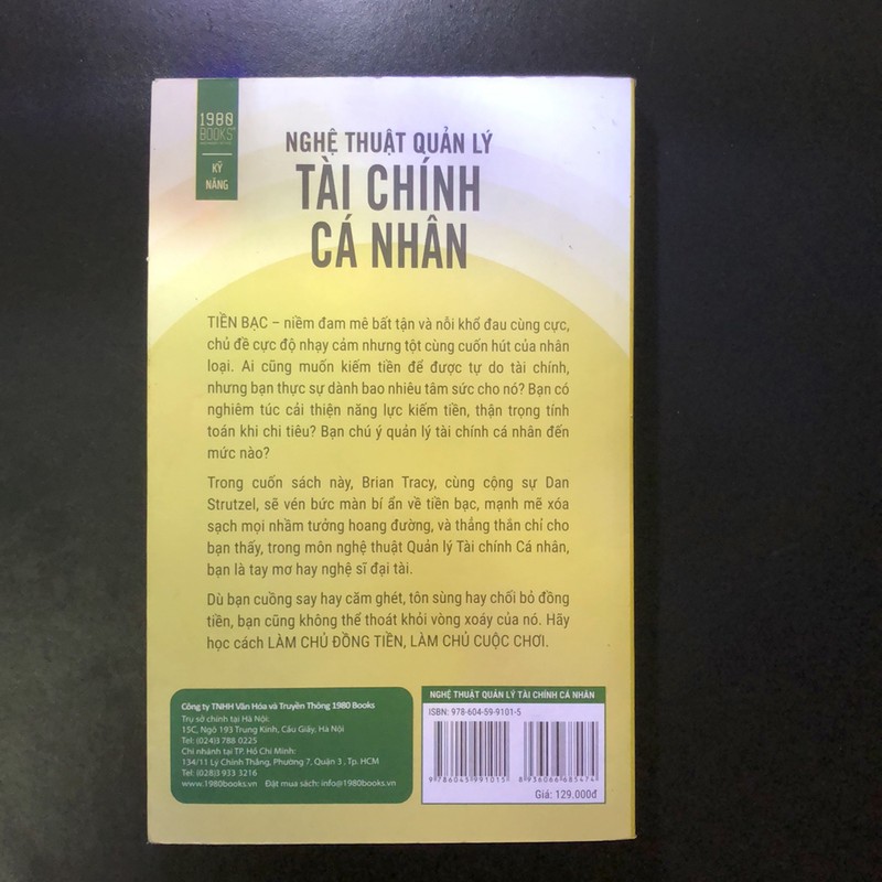 Sách Nghệ Thuật quản lý TÀI CHÍNH CÁ NHÂN - Brian Tracy ( tặng bookmark) 186656