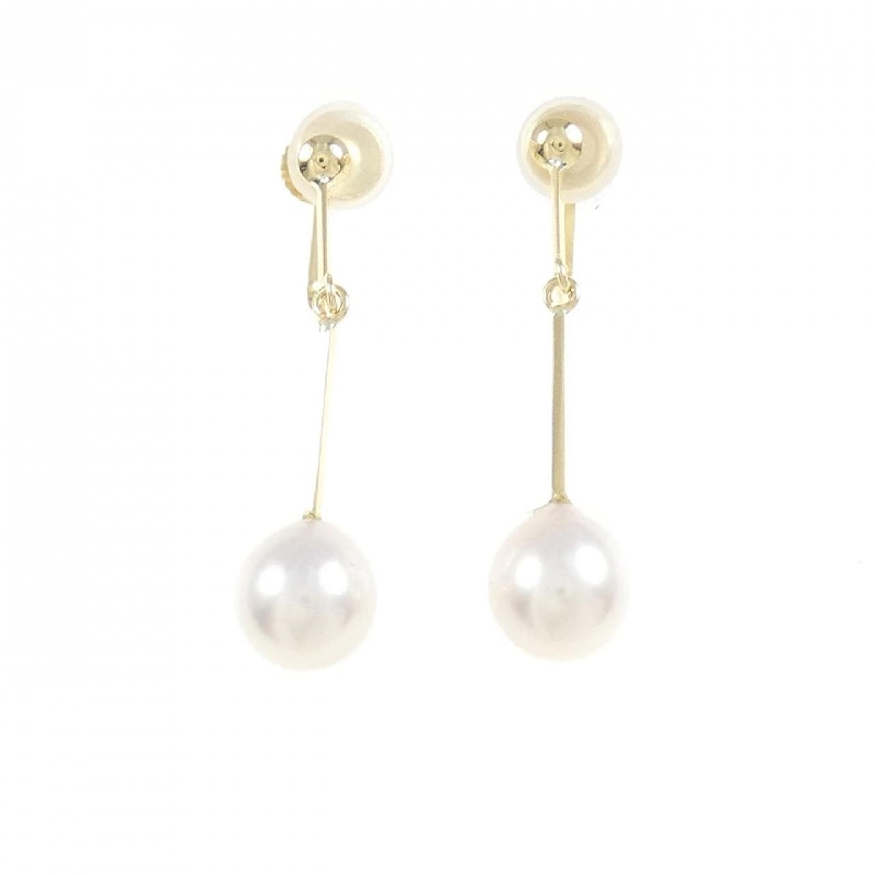 Bông tai ngọc trai Akoya K18YG 7.5mm - Hàng hiệu Chính hãng 878500