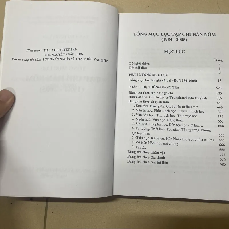Tổng mục lục tạp chí Hán Nôm( 1984-2005) c43 977202